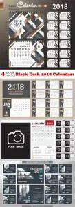 Vectors - Black Desk 2018 Calendars