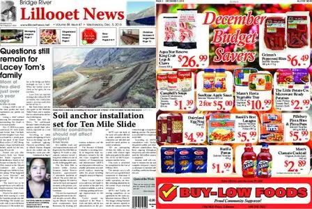Bridge River Lillooet News – December 05, 2018