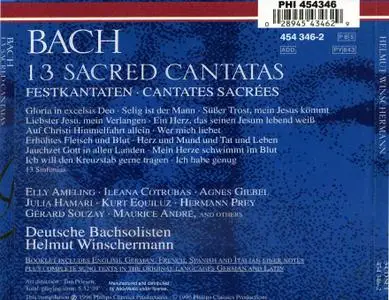 Helmut Winschermann, Deutsche Bachsolisten - Bach: 13 Sacred Cantatas [5CDs] (1996)