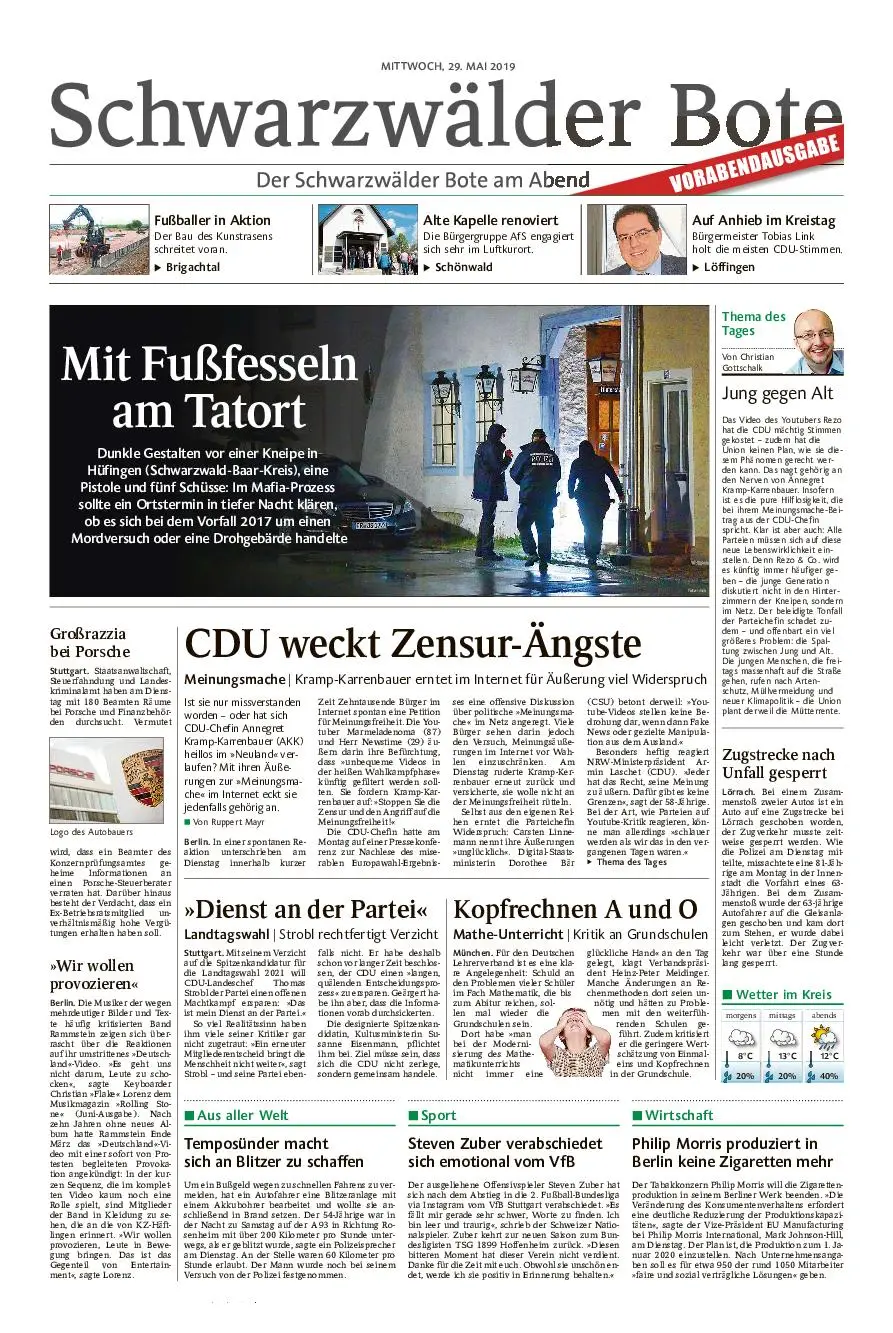 Schwarzwälder bote er sucht sie