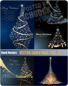 Christmas tree. Set.32 - Stock Vector