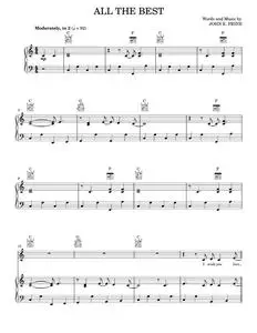 All the best - John Prine (Piano-Vocal-Guitar)