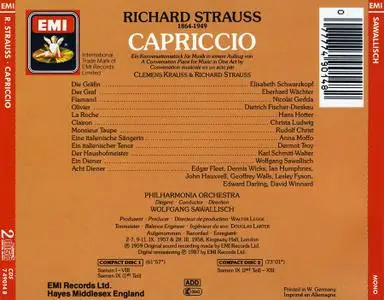 Wolfgang Sawallisch, Philharmonia Orchestra - Richard Strauss: Capriccio (1987)