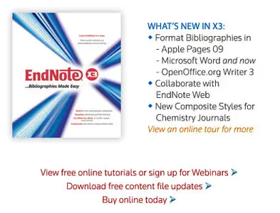Thomson Endnote X3 13.0.0.3094