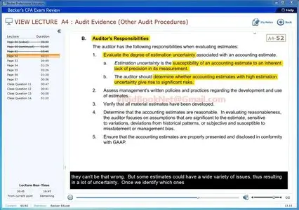 Becker CPA Exam Review 2014 - Auditing and Attestation (AUD)
