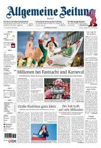 Allgemeine Zeitung Mainz - 13. Februar 2018