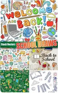 School draws - Stock Vectors