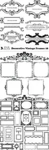 Vectors - Decorative Vintage Frames 18