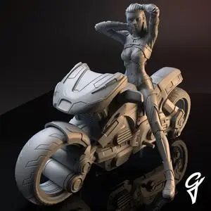 Tamsin the rider - Gsculpt Art