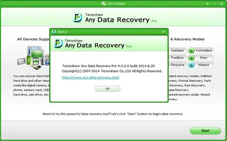 Tenorshare Any Data Recovery Pro 4.4.0.0 Build 2014.6.30