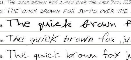 101 Handwriting Fonts