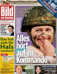 Bild am Sonntag, 15. Dezember 2013