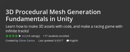 Udemy - 3D Procedural Mesh Generation Fundamentals in Unity