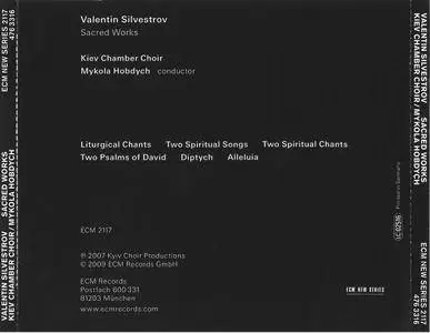 Valentin Silvestrov - Sacred Works (2009) {ECM New Series 2117}