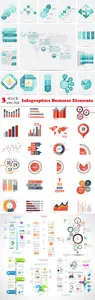 Vectors - Infographics Business Elements