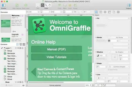 OmniGraffle Pro 6.6 Multilingual MacOSX