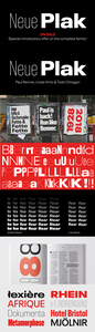 Neue Plak font family