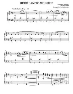 Here I Am To Worship [Jazz version] (arr. Phillip Keveren) - Phillips, Craig & Dean, Tim Hughes (Piano Solo)