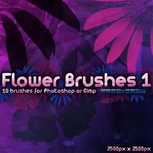Photoshop Flower Brushes - Pack 1