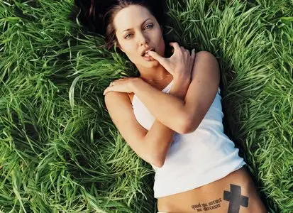 Angelina Jolie by David LaChapelle for Rolling Stones July 5, 2001