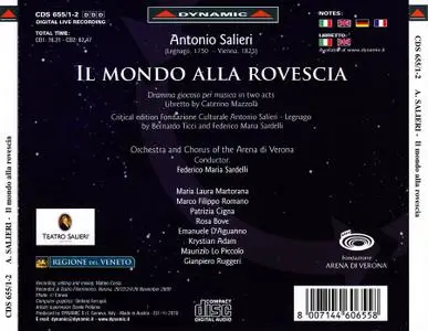 Federico Maria Sardelli, Orchestra & Chorus of the Arena di Verona - Antonio Salieri: Il mondo alla rovescia (2010)