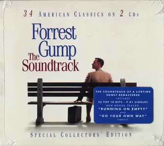 Forrest Gump - The Soundtrack: 34 American Classics On 2 CDs (1994) Special Collectors' Edition 2001
