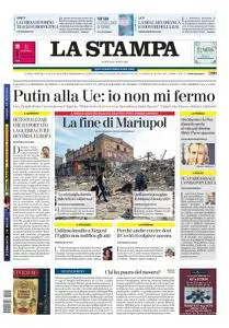 La Stampa Torino Provincia e Canavese - 12 Aprile 2022