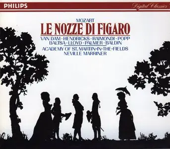 Mozart: Le Nozze di Figaro - Van Dam, Hendricks, Raimondi, Popp [Marriner] [3 CD]