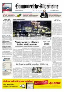 Hannoversche Allgemeine Zeitung - 19.12.2012