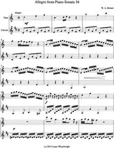 Allegro from Piano Sonata 16