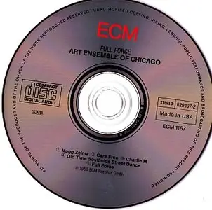Art Ensemble Of Chicago - Full Force (1980) {ECM 1167}