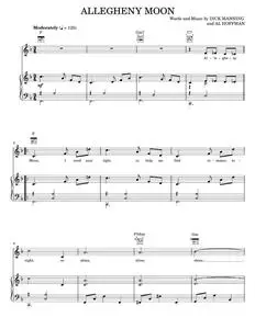 Allegheny moon - Patti Page (Piano-Vocal-Guitar)