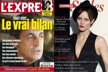 L'Express (+ Supplément : L'Express Styles) 3160 - 25 au 31 Janvier 2012