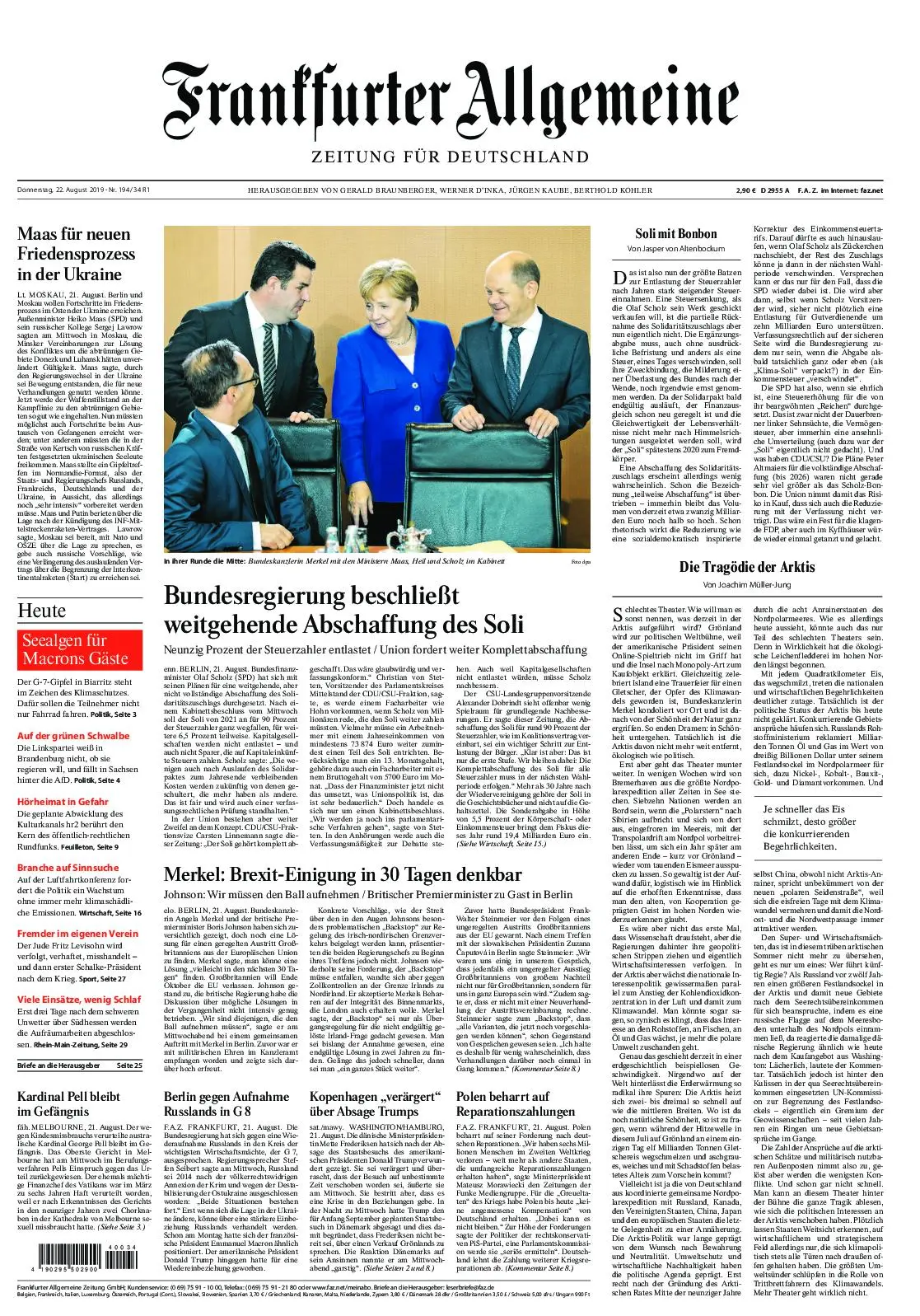 Frankfurter allgemeine zeitung