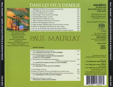 Paul Mauriat - Dans Les Yeux D'Emilie (1978/2019)