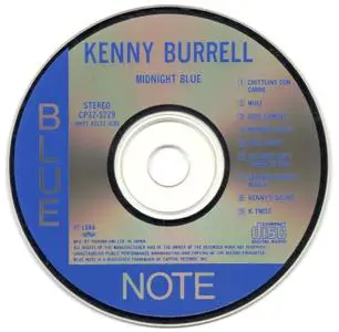 Kenny Burrell - Midnight Blue (1963) {Blue Note, CP32-5229, Japan Early Press}