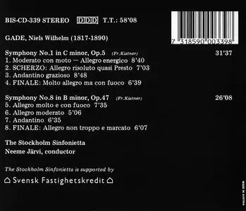 Neeme Järvi, Stockholm Sinfonietta - Niels W. Gade: The Complete Symphonies, Vol.2 (1986)