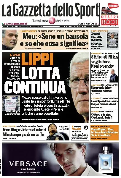 La Gazzetta dello Sport (16-10-09)
