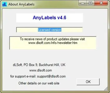 DlSoft AnyLabels 4.6