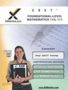 CSET Foundational-Level Mathematics 110, 111 Teacher Certification Test Prep Study Guide