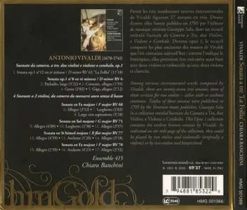 Ensemble 415, Chiara Banchini - Vivaldi: Sonata a tre 'La Follia' (2008) (Repost)