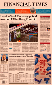 Financial Times Europe – 12 September 2019