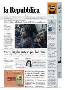 la Repubblica - 21 Febbraio 2018