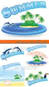 Summer vector illustration
