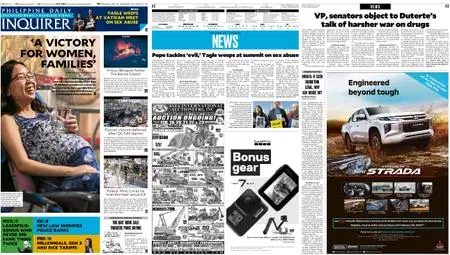 Philippine Daily Inquirer – February 22, 2019