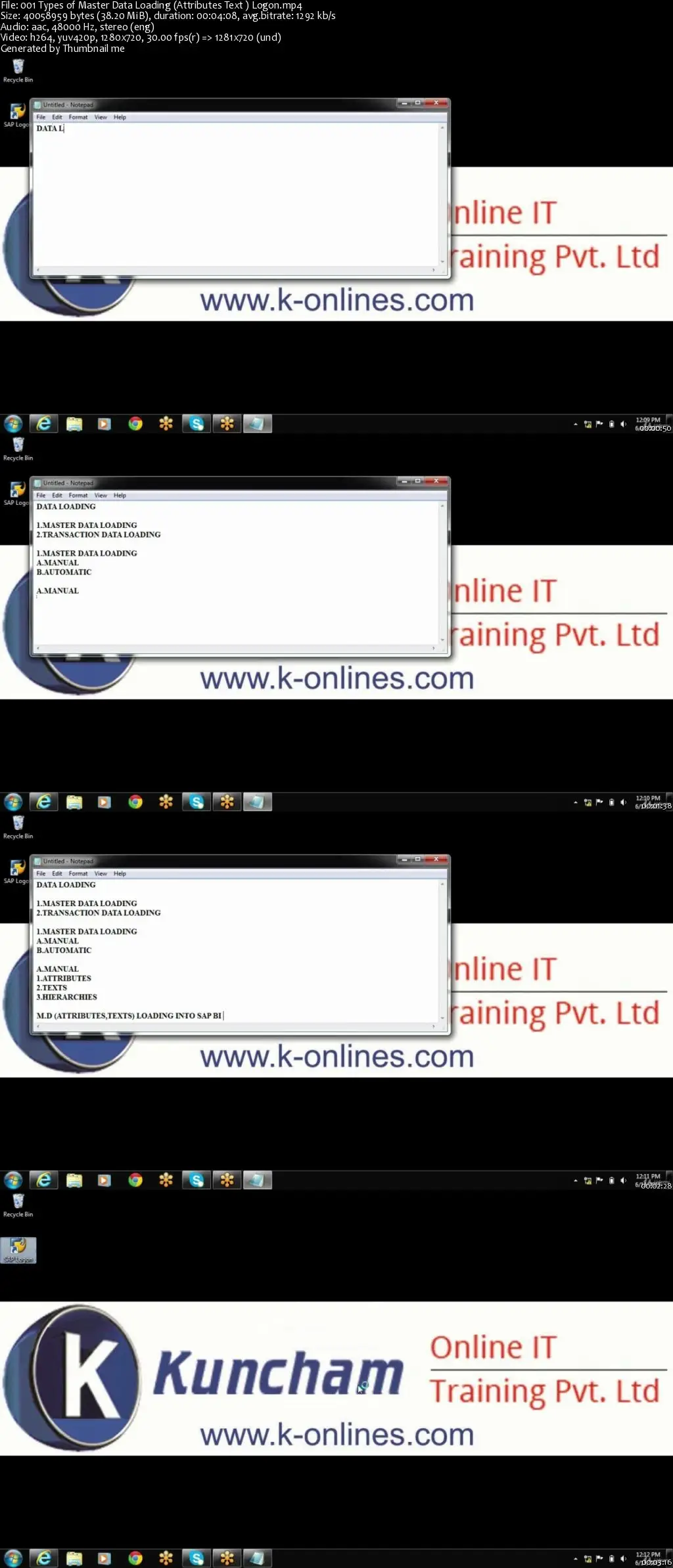 Learn Master Data Loading Attributes and Text