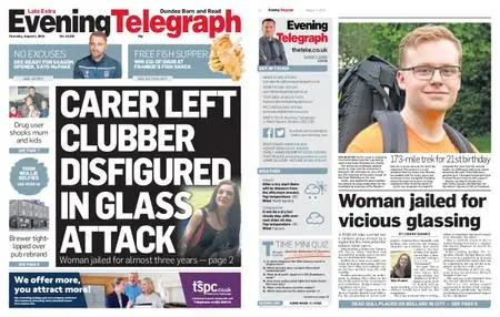 Evening Telegraph Late Edition – August 01, 2019