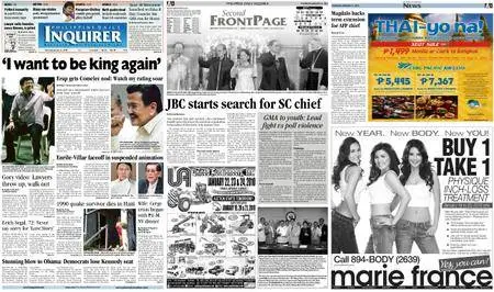 Philippine Daily Inquirer – January 21, 2010