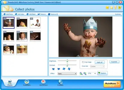 ThunderSoft Slideshow Factory 3.5.4.0 + Template pack 1 and 2
