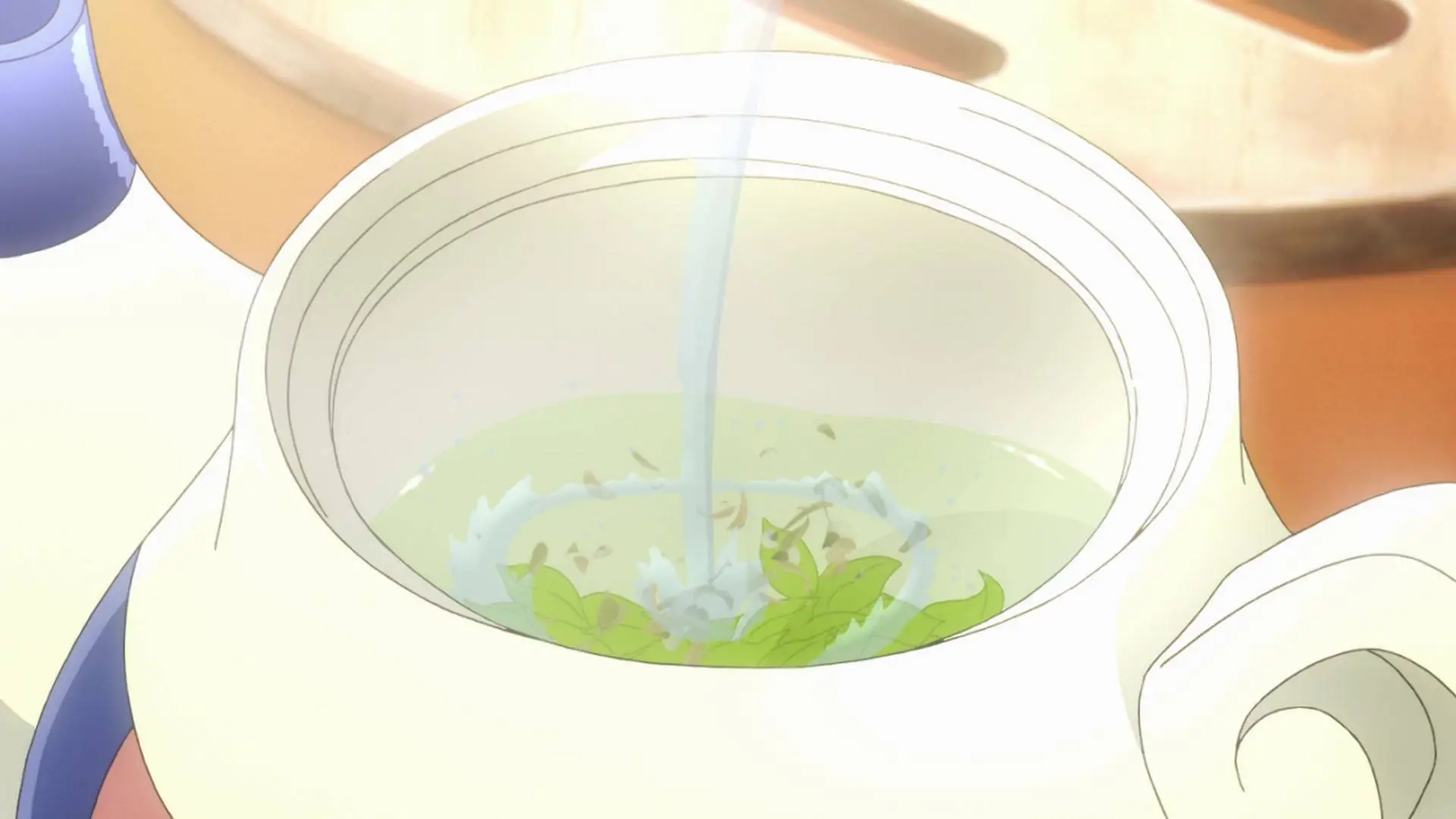 Зеленый чай аниме